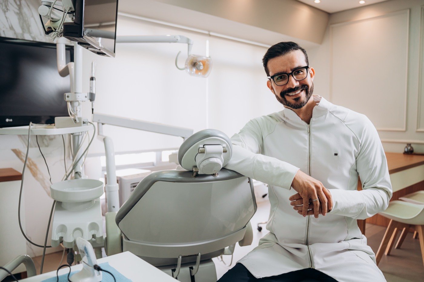 Dr. Max no consultório